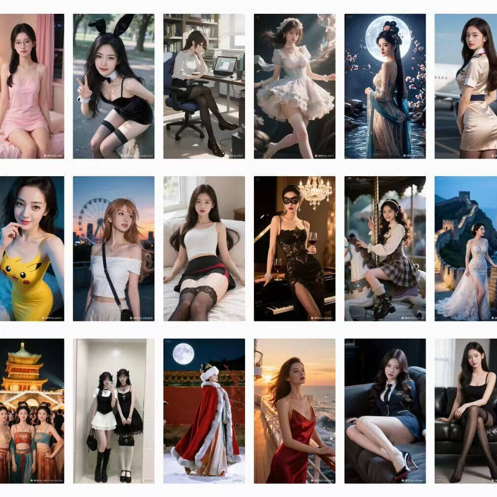 图片[2]-靠AI生成美女图片月入上万？一键逼真美女图片生成，AI提示词大全，千张参考图+精准提示词库 超Nice-阿楠博客